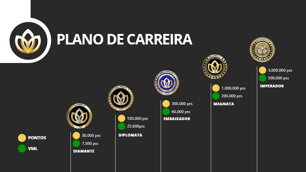 graduações Zyone de Diamante a Imperador